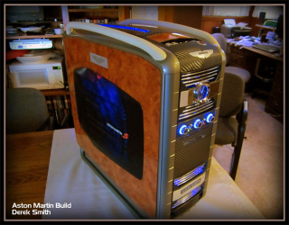 Illustration for article titled This Aston Martin PC Case is Gorgeous, and Derek Smith is the Best Friend Ever